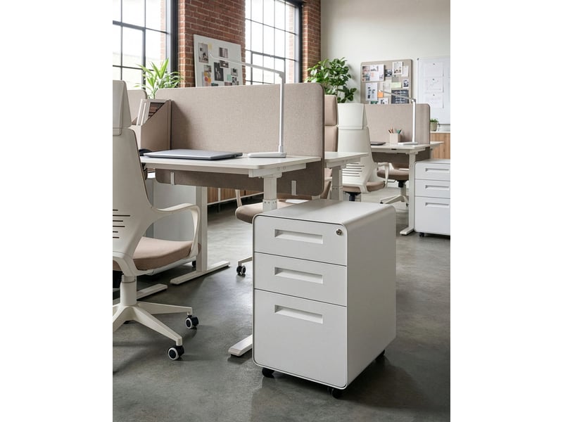 Meuble de rangement larco blanc  - Conforama B