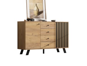 Buffet 2 porte(s) 4 tiroir(s) VLIVRA - 120 cm coloris naturel