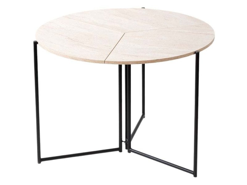  Table de repas ronde pliante yaprak  - Conforama A