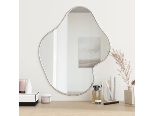 Miroir  à fixer coloris gris <strong></strong>  <strong></strong> - 60 cm x 50 cm