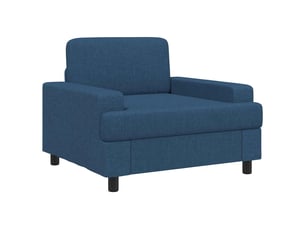 Fauteuil relax manuel VIDAXL  Polyester bleu