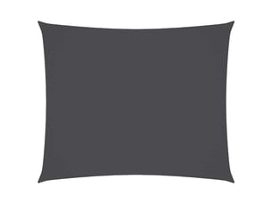 Voile de parasol - voile d'ombrage tissu oxford rectangulaire 4x5 m anthracite
