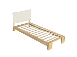 Lit simple 90x200 cm    coloris naturel
