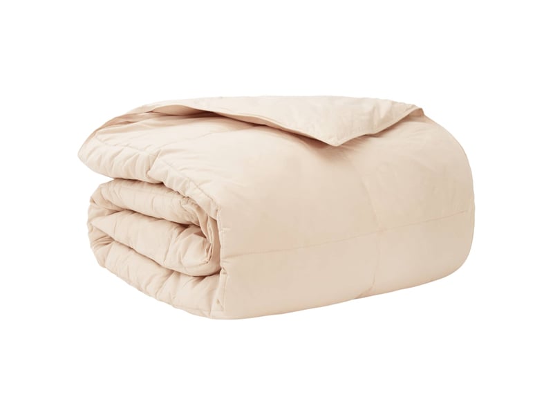  Ensemble de duvet 2 pcs - couette 140 x 220 cm 250 gsm kapok naturel beige  - Conforama C