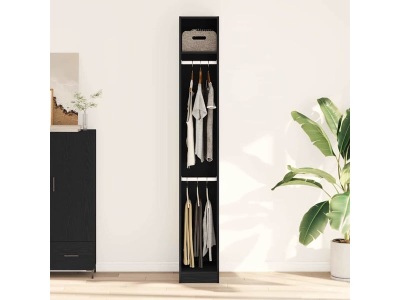  Armoire chambre, armoire de rangement bois ancien 30x50x200 cm bois d'ingénierie  - Conforama D