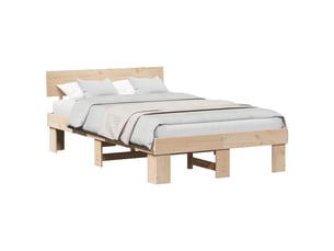 Lit 2 places 120x190cm    coloris marron