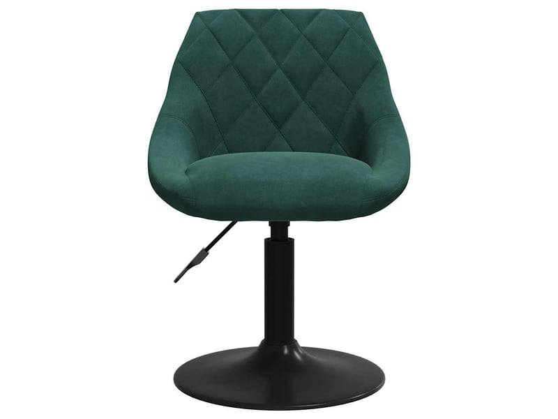  Tabouret de bar, chaise de bar vert foncé velours shl65423  - Conforama C