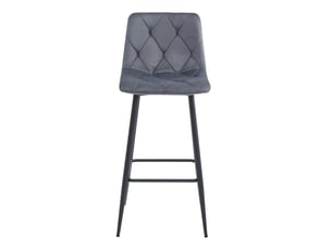 tabouret de bar <strong>SANS MARQUE</strong> - gris hauteur d'assise 76 cm vendu A l'unité