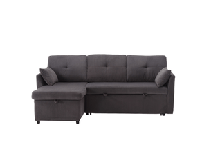 Canapé d'angle convertible modulable avec rangement 3 places evryae