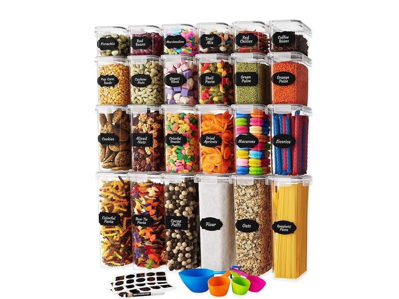  Lot de 24 boîtes de conservation hermétiques pour aliments – sans bpa  - Conforama A