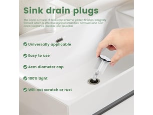 Bonde de lavabo universelle — ensemble de vidage réglable en laiton chromé — bonde pour lavabo de salle de bain,40mm