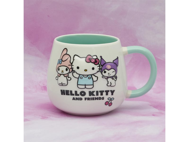  Lot de 3 mugs hello kitty 40 cl - 3 couleurs et motifs assortis  - Conforama C