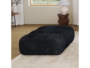 Pouf / repose pied MOBILIER DECO noir