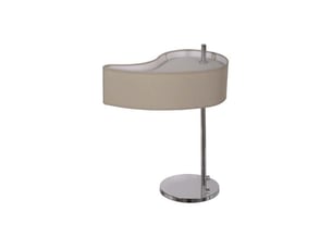 Lampe à poser fabrilamp ying-yang e14 coloris noir 16 x 36 x 36 cm