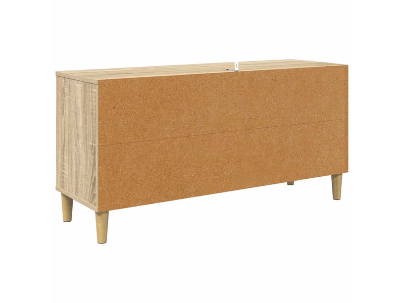  Meuble tv - banc tv - meuble de rangement kiel 102 x 33 x 50 cm sonoma bois d'ingénierie  - Conforama E