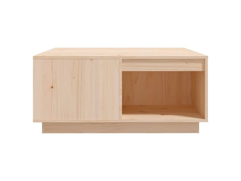  Table basse - table de salon - table à thé 80x81x36,5 cm bois massif de pin  - Conforama E
