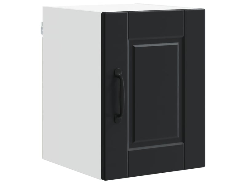  Meuble mural de cuisine | armoire de cuisine 2 pcs noir bois d'ingénierie shl6950  - Conforama E