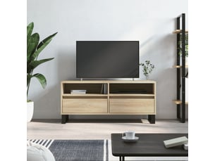 Meuble tv coloris marron 100 cm <strong></strong>  <strong></strong>