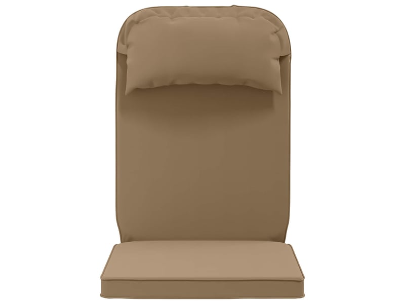  Coussin de transat ensoleillé, coussin pour bain de soleil 100 % polyester taupe cf56004  - Conforama D