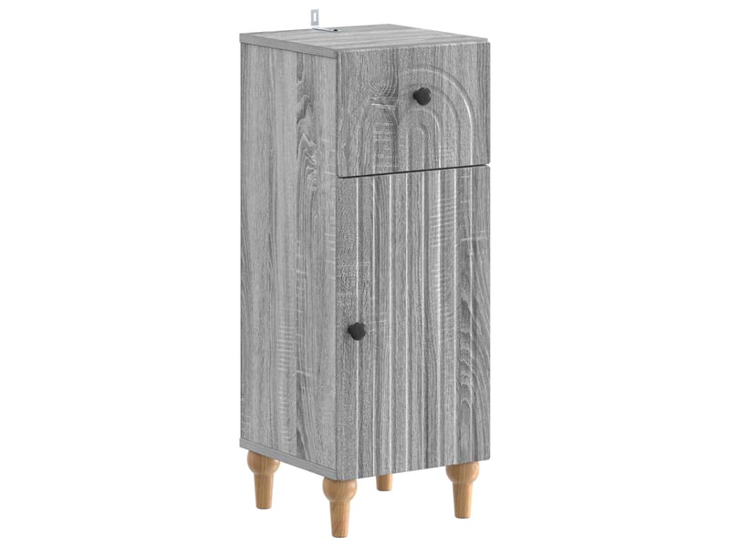 Ensemble de 2 meubles de salle de bain alkmaar sonoma gris cf63060 - Conforama D