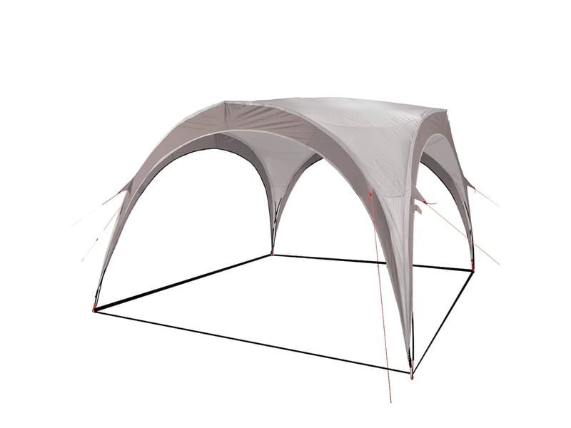  Tente de camping, tente de réception blanc imperméable 305x305x216 cm  - Conforama A