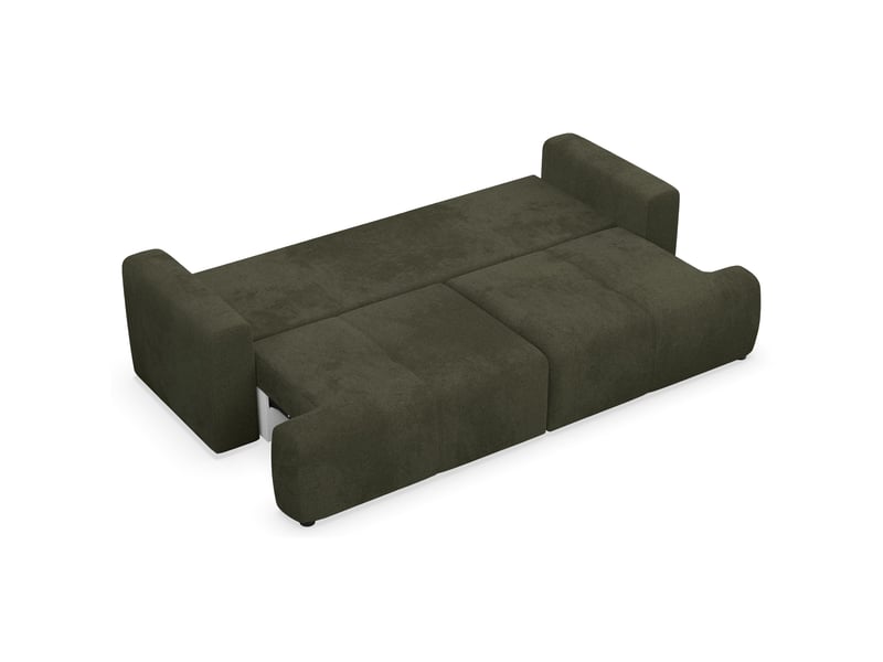  Selsey cobbly - canapé convertible - 244 cm - chenille mystery vert olive Cobbly - Conforama D