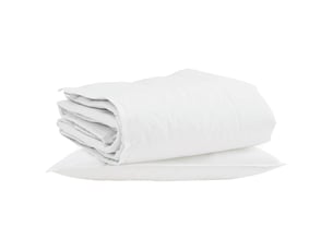 Duvet d'hiver avec oreiller 2 pcs - couette blanc plume de canard
