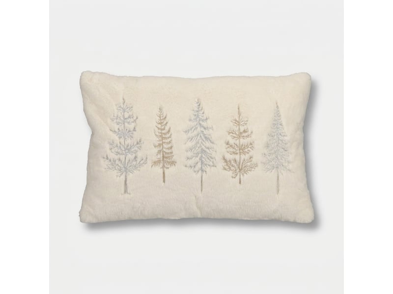  Coussin décoratif rectangulaire effet velours vallnord  - Conforama C