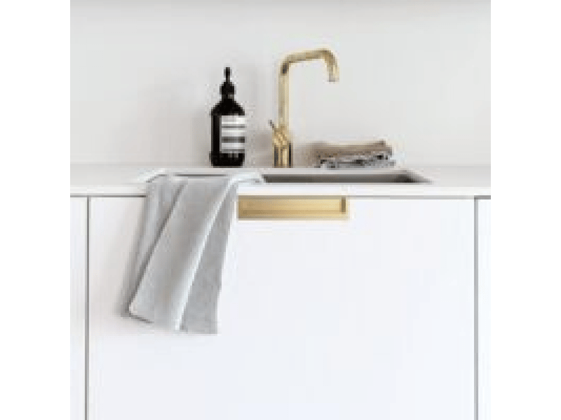  Poignée encastrée pour porte coulissante, lot de 2 boutons de tiroir cachés en alliage de zinc pour portes coulissantes d'armoire et tiroirs  - Conforama E