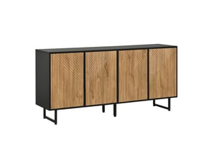 Buffet 4 porte(s) 0 tiroir(s) UVRION - 160 cm coloris noir