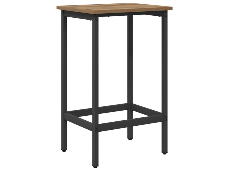  Tabouret de bar, chaise de bar chêne artisanal 40x32x74 cm shl49999  - Conforama A