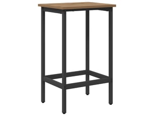 Tabouret de bar, chaise de bar chêne artisanal 40x32x74 cm shl49999