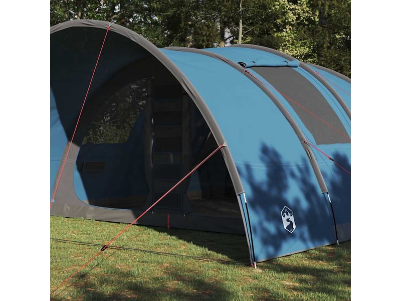 Tente tunnel, tente de camping 8-personnes 8 personne bleu - Conforama C
