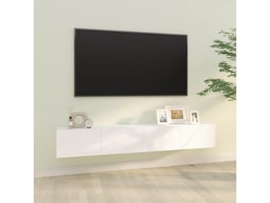 Meuble tv coloris blanc 100 cm <strong></strong>  <strong></strong>