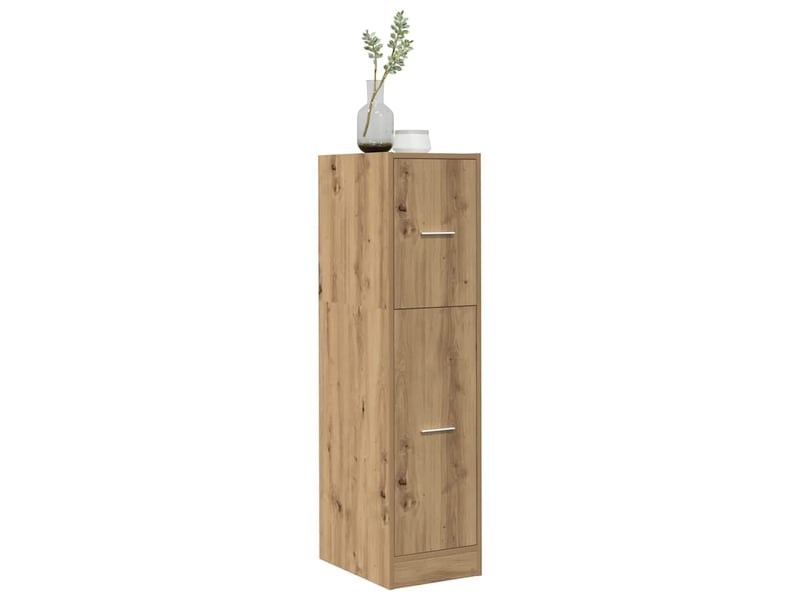  Meuble de rangement, armoire d'apothicaire chêne artisanal bois d'ingénierie shl4962  - Conforama E