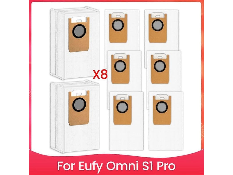  For eufy omni s1 pro self draining station robot vacuum cleaner accessories dust bags for robot vacuum cleaner  - Conforama A