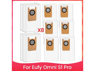 For eufy omni s1 pro self draining station robot vacuum cleaner accessories dust bags for robot vacuum cleaner