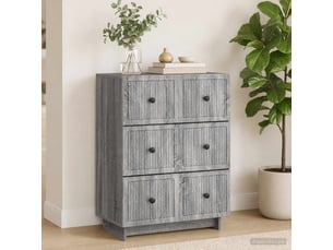 Armoire de rangement bureau, armoire à tiroirs 66 x 34,5 x 90 cm bois d'ingénierie shl4476