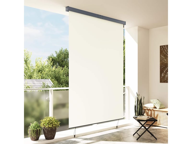  Store enrouleur, store à rouleau crème 180 x 250 cm tissu et aluminium cf44960  - Conforama C