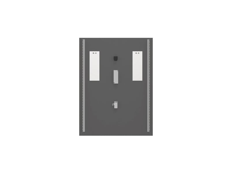  Miroir salle de bain led rectangulaire 80x70 cm design moderne  - Conforama C