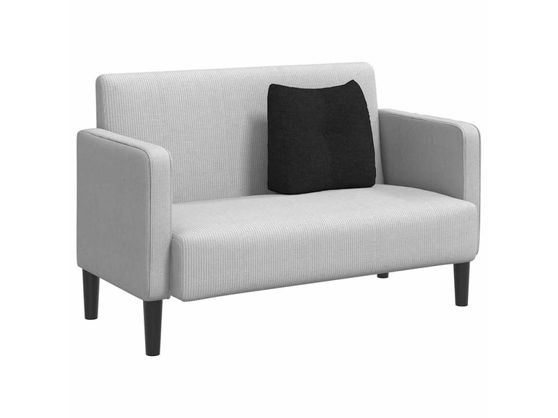 Coussin de dos, coussin de dossier noir 45 x 24 x 50 cm tissu cf54837 - Conforama C