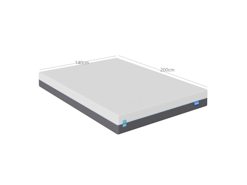 Chicasa 140x200 matelas mémoire,épaisseur 21cm,7 zones de confort,réversible ultra respirant,couvercle extérieur amovible 7 zones de confort - Conforama C