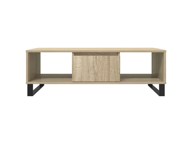  Table basse - table de salon - table à thé chêne sonoma 104x60x35 cm bois d'ingénierie  - Conforama E