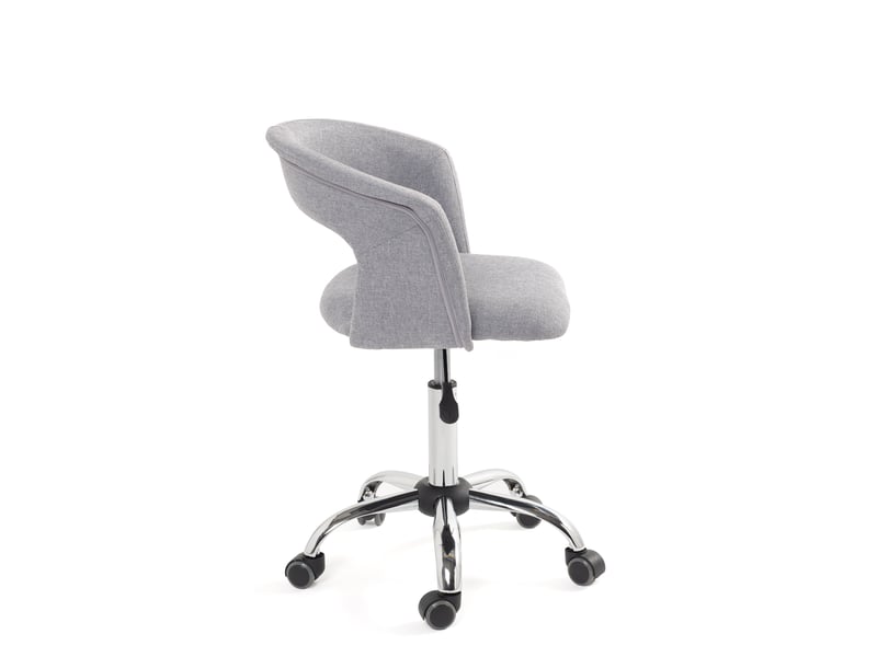 Chaise de bureau tissu réglable pivotante aya grise 593-AYA - Conforama C