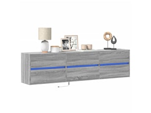 Meuble tv coloris gris 180 cm <strong></strong> <strong></strong>