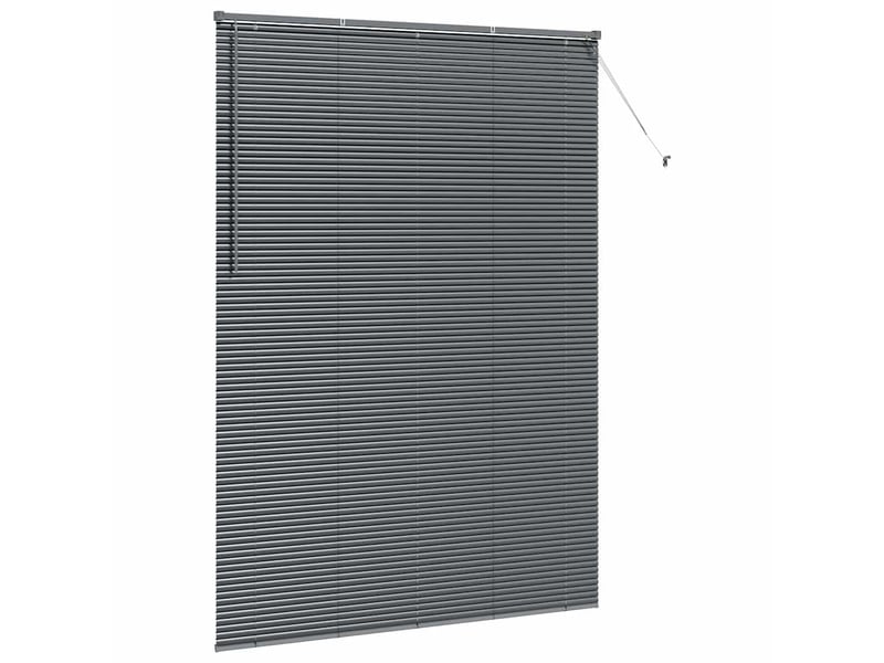 Store vénitien, store de fenêtre gris foncé 220 x 155 cm 25 mm aluminium cf47920  - Conforama E