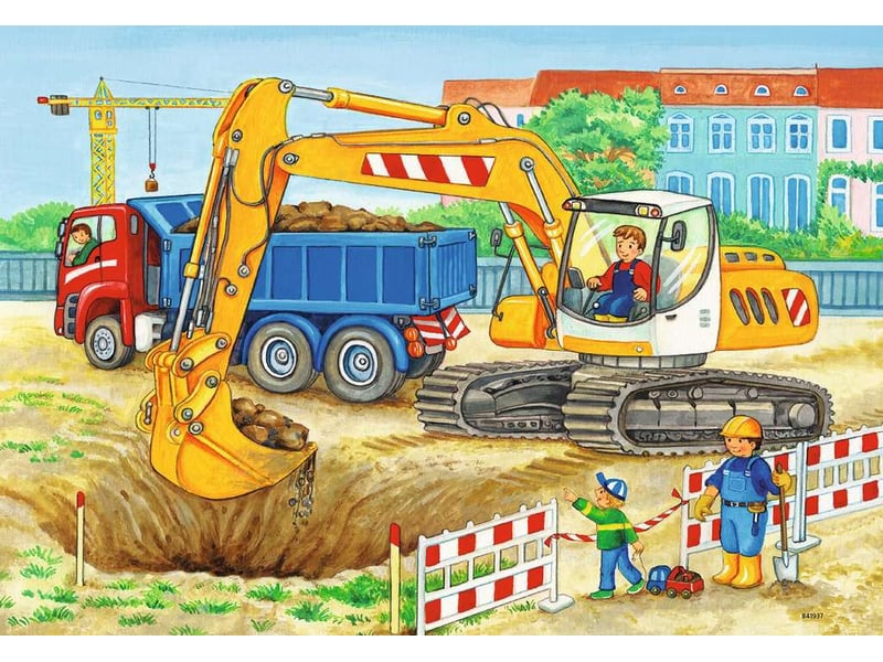  Puzzle 2x12 p - chantier et ferme 07616 - Conforama B