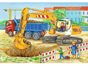 Puzzle 2x12 p - chantier et ferme