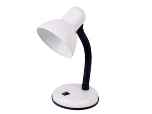 Lampe de bureau fabrilamp yodo 1 x e27 blanc 30 x 14 x 14 cm tête orientable