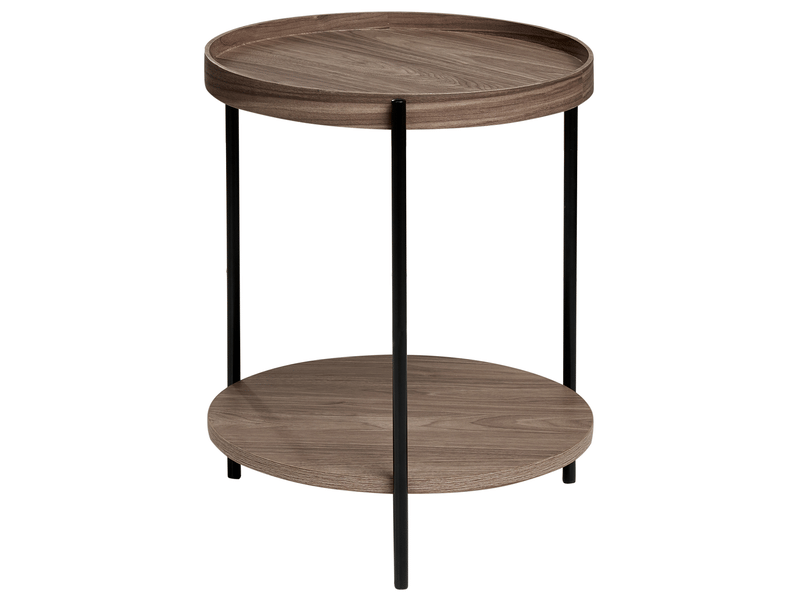 Table d'appoint lander marron foncé - Conforama A
